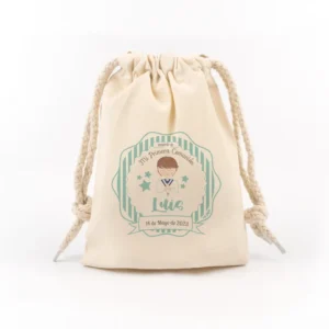 Bolsita Comunión Menta Niño personalizada