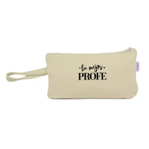Bolso de Mano Shopper polipiel Beige La mejor profe/seño