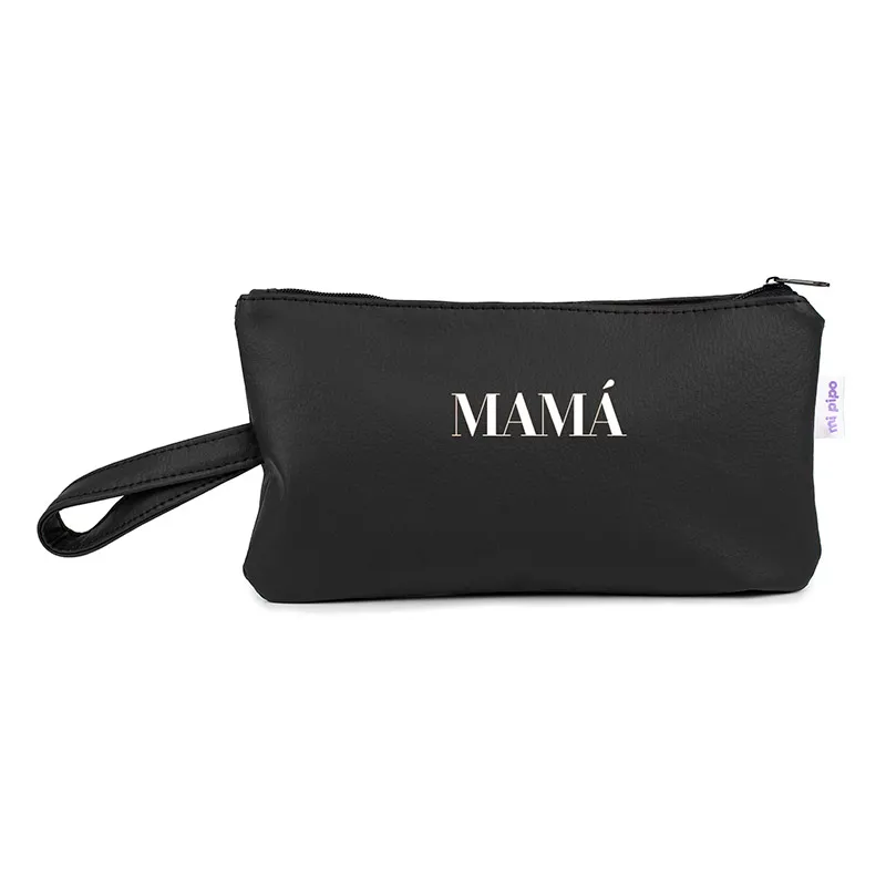 Bolso de Mano Shopper polipiel Negro personalizado Bolso de Mano Shopper polipiel Negro personalizado