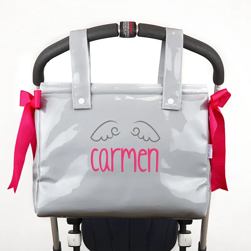 Bolso Panera Gloss Personalizado Lazos laterales opcionales Bolso Panera Gloss Personalizado Lazos laterales opcionales