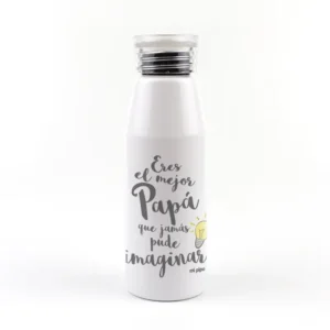 Botella Aluminio Eres el mejor Papá que jamás pude imaginar