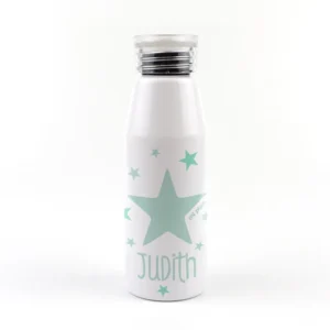 Botella Aluminio Estrella Menta 500ml Personalizada