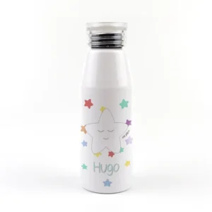 Botella Aluminio Estrella Sonrisa 500ml Personalizada