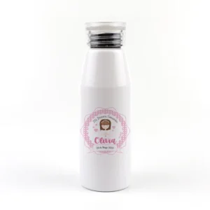 Botella Aluminio personalizada Comunión Niña