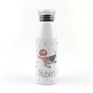 Botella Aluminio Superhéroe 500ml Personalizada