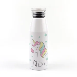 Botella Aluminio Unicornio 500ml Personalizada