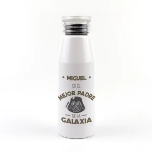Botella Aluminio Yo soy el Mejor Padre de la Galaxia
