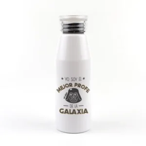 Botella Aluminio Yo soy el Mejor PROFE de la Galaxia no personalizada