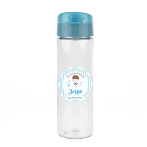 Botella Azul 600ml personalizada Comunión