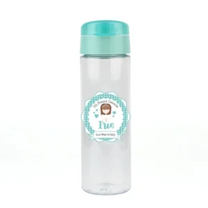 Botella Menta 600ml personalizada Comunión Niña