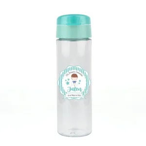 Botella Menta 600ml personalizada Comunión Niño