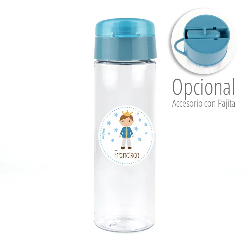 Botella Príncipe Azul 600ml personalizada Botella Príncipe Azul 600ml personalizada