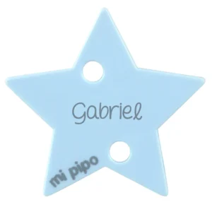 Broche Pinza Estrella Celeste Personalizado