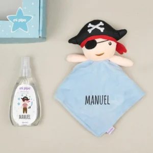 Cajita Dou dou Pirata Azul y Colonia Personalizada