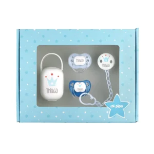Cajita Mis Imprescindibles Corona Azul Personalizada (Temporalmente Broche Estrella Azul) Cajita Mis Imprescindibles Corona Azul Personalizada (Temporalmente Broche Estrella Azul)