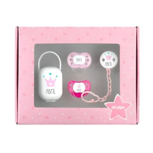 Cajita Mis Imprescindibles Corona Rosa Personalizada Cajita Mis Imprescindibles Corona Rosa Personalizada