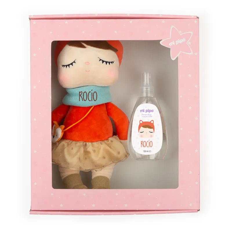 Cajita Muñeca Metoo Angela Fox + Colonia personalizada Cajita Muñeca Metoo Angela Fox + Colonia personalizada