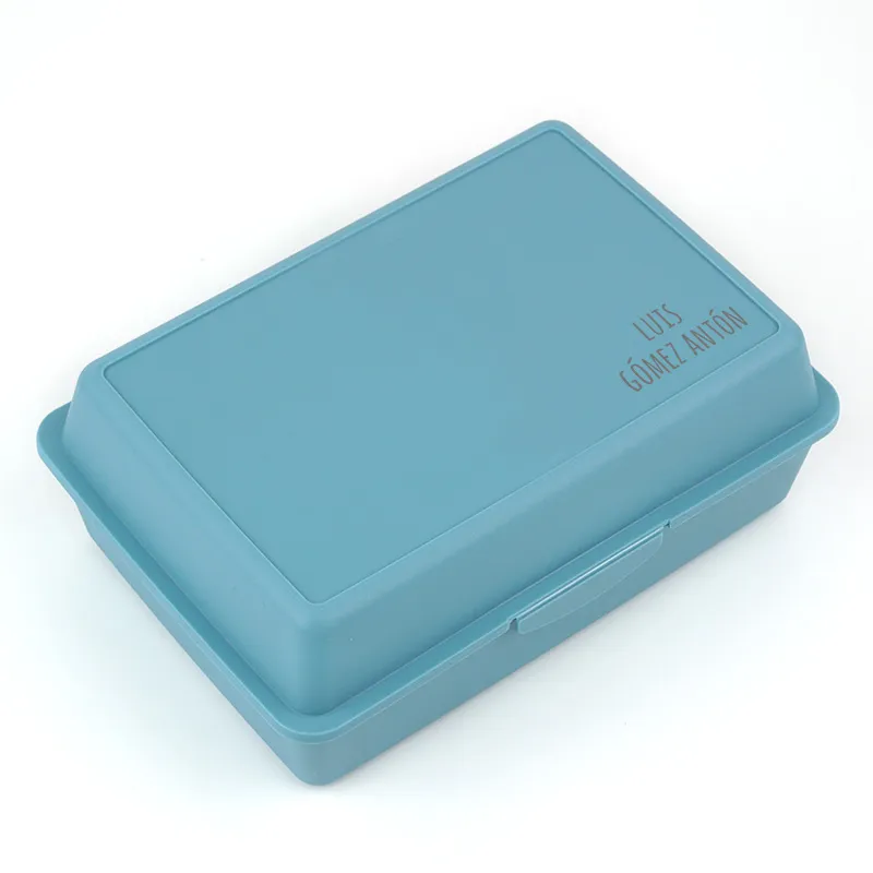 Cajita Porta Alimentos Azul personalizada Cajita Porta Alimentos Azul personalizada