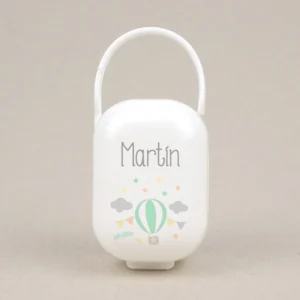 Cajita Portachupetes Deco Globo Personalizada