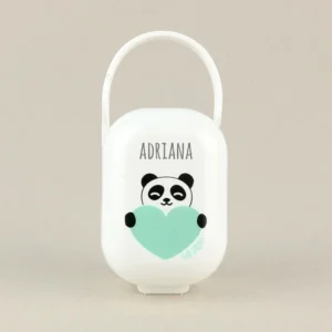 Cajita Portachupetes Deco Panda Personalizada
