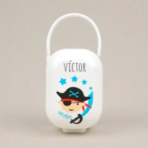 Cajita Portachupetes Deco Pirata Personalizada