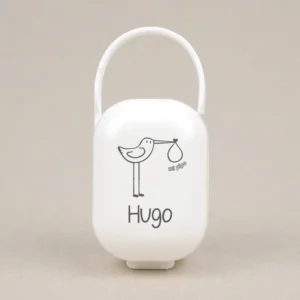 Cajita Portachupetes Personalizada CIGÜEÑA