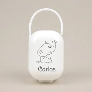 Cajita Portachupetes Personalizada ELEFANTE