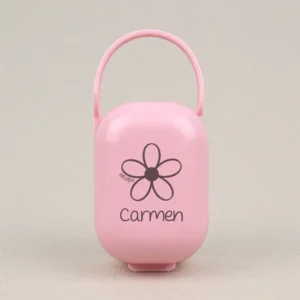 Cajita Portachupetes Personalizada FLOR