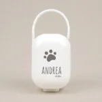 Cajita Portachupetes Personalizada HUELLA
