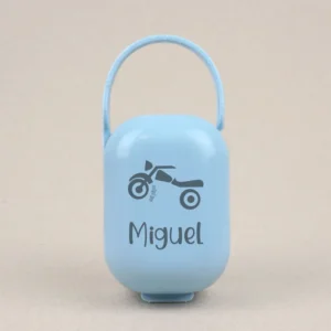 Cajita Portachupetes Personalizada MOTO