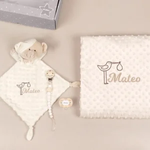 Cajita Premium Clásica Beige Personalizada