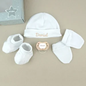 Cajita Set Recién Nacido Beige Personalizado