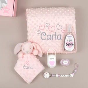 Cajita Sweet Conejito Rosa Personalizada (TEMPORALMENTE DOU DOU CLASICO ROSA)
