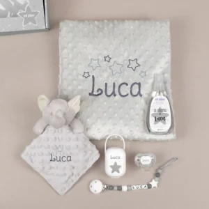 Cajita Sweet Elefante Gris Personalizada