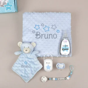 Cajita Sweet Osito Azul Personalizada