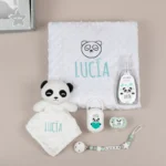 Cajita Sweet Panda Blanco Personalizada