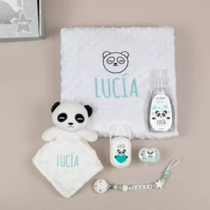 Cajita Sweet Panda Blanco Personalizada