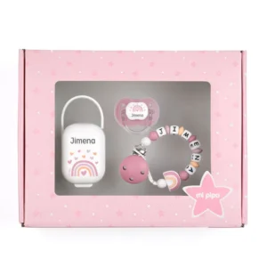 Cajita Top Arcoíris Blush Personalizada (Disponible próximamente)