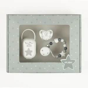 Cajita Top Baby Gris Divertida
