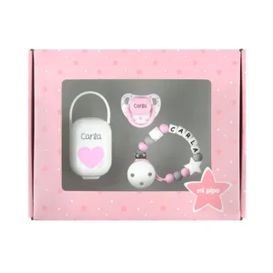 Cajita Top Baby Rosa Personalizada