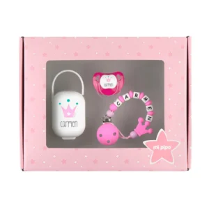 Cajita Top Corona Rosa Personalizada