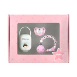 Cajita Top Hada Rosa Personalizada