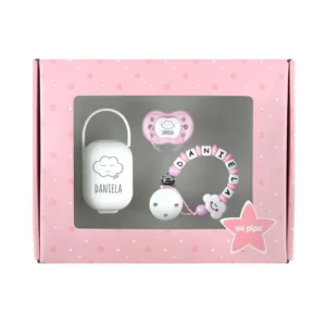 Cajita Top Nube Rosa Personalizada