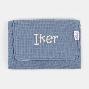 Cambiador Gofre Azul Personalizado