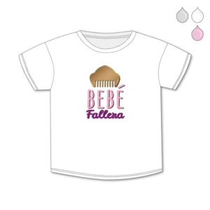 Camiseta Divertida Bebé Bebé Fallera