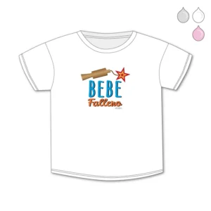 Camiseta Divertida Bebé Bebé Fallero
