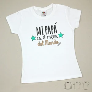 Camiseta o Sudadera Bebé y Niño/a Mi Papá es el mejor del mundo