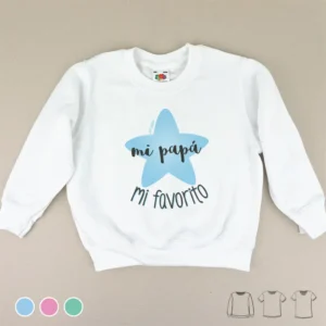 Camiseta o Sudadera Bebé y Niño/a Mi Papá mi favorito