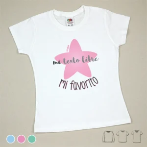 Camiseta o Sudadera Bebé y Niño/a Mi (texto) mi favorito