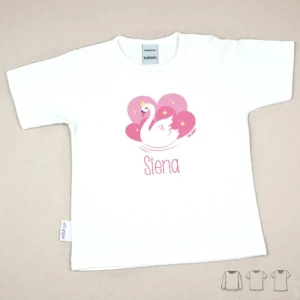 Camiseta o Sudadera Bebé y Niño/a Personalizada Cisne